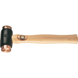 04-308 25mm Copper Soft Faced Hammer with Wood Handle