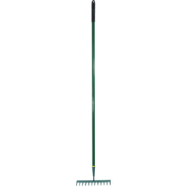 C/S LAWN RAKE RUBBER GRIP ALUMINIUM SHAFT