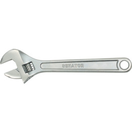 Adjustable Spanner, Steel, 15in./380mm Length, 44mm Jaw Capacity