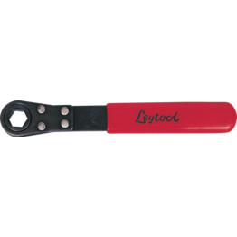 Metric Single End Ring Ratchet Spanners, Carbon Steel, 6 Points