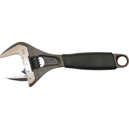 Adjustable Spanner, Steel, 6.5in./170mm Length, 32mm Jaw Capacity